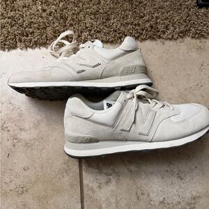 New Balance Cream Sneakers